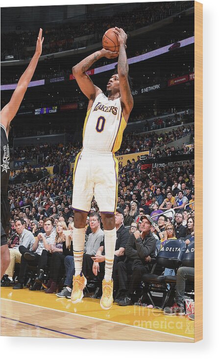 Nba Pro Basketball Wood Print featuring the photograph Nick Young by Andrew D. Bernstein