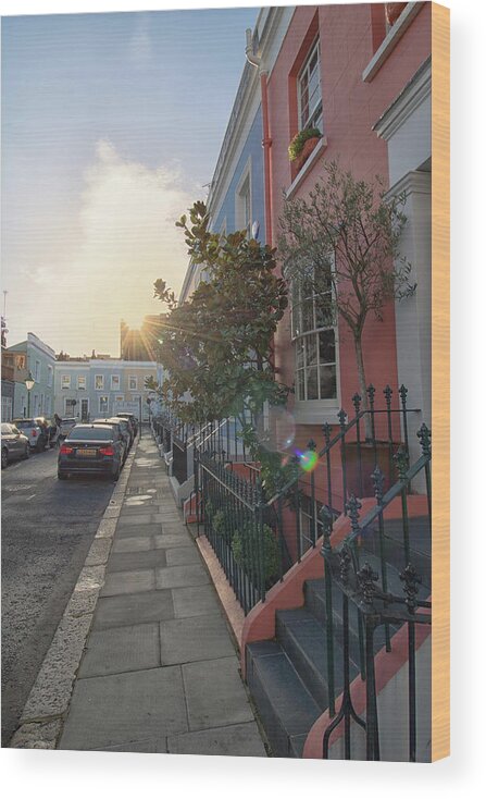 London Wood Print featuring the photograph Notting Hill Sunset by Martin Newman