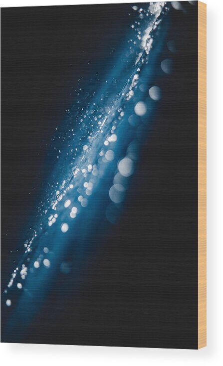 Ocean Wood Print featuring the photograph Ocean's Milky Way by Sina Ritter