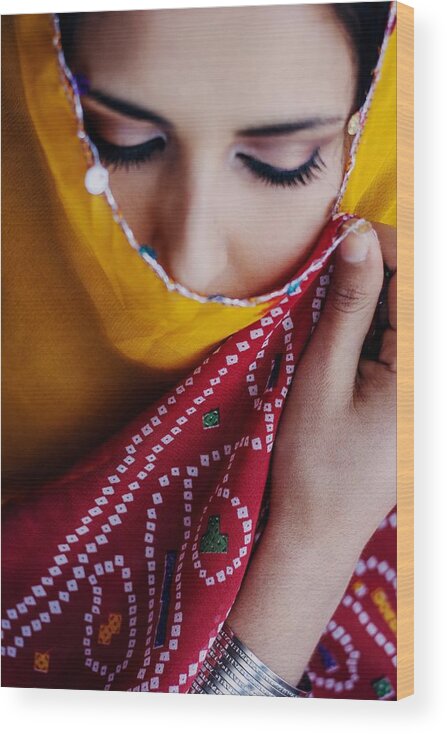 Vicenza Wood Print featuring the photograph Oriental beauty by Soumya Benkacem Photography