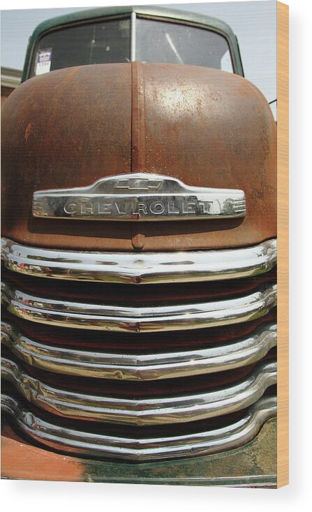 Chevrolet Wood Print featuring the photograph Patina by Lens Art Photography By Larry Trager