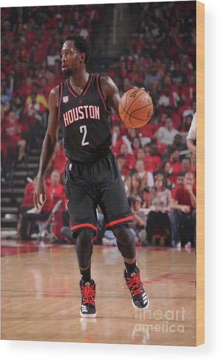 Playoffs Wood Print featuring the photograph Patrick Beverley by Bill Baptist