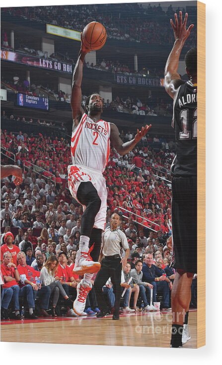 Playoffs Wood Print featuring the photograph Patrick Beverley by Jesse D. Garrabrant
