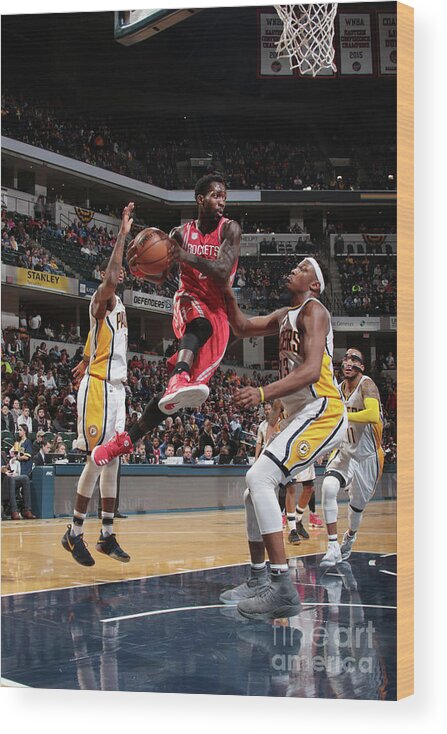 Patrick Beverley Wood Print featuring the photograph Patrick Beverley by Ron Hoskins