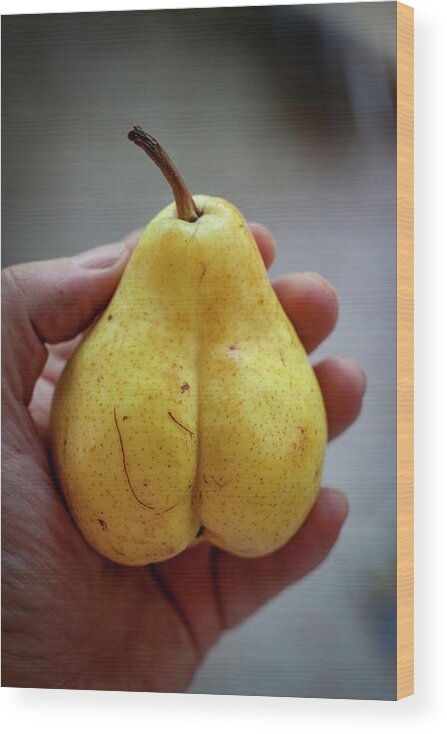 Pear Wood Print featuring the photograph Pear by Jim Whitley