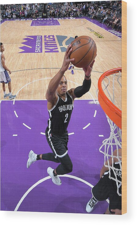 Nba Pro Basketball Wood Print featuring the photograph Randy Foye by Rocky Widner