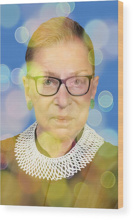 Richard Reeve Wood Print featuring the photograph Rbg Rip by Richard Reeve