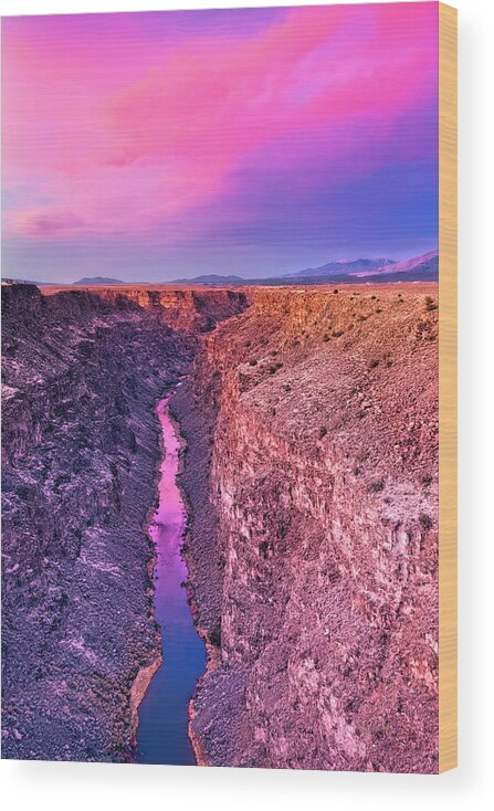 River Wood Print featuring the photograph Rio Grande River by Dan McGeorge
