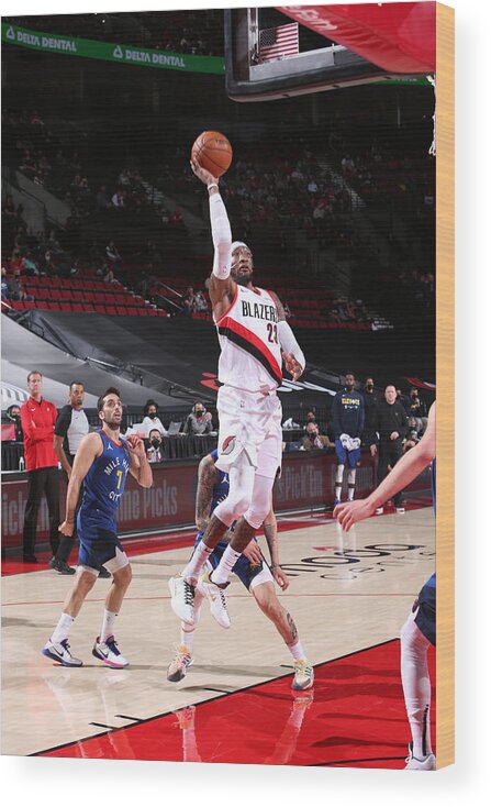 Robert Covington Wood Print featuring the photograph Robert Covington by Sam Forencich