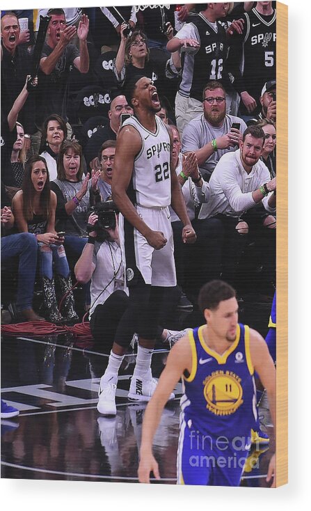 Playoffs Wood Print featuring the photograph Rudy Gay by Noah Graham