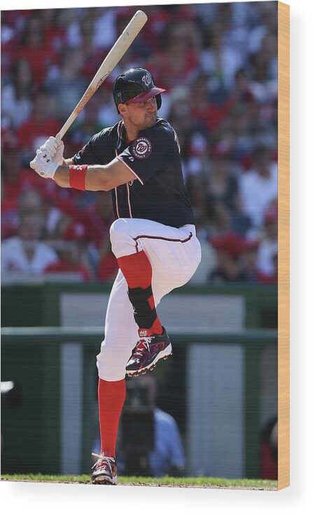 Ryan Zimmerman - Baseball Player Wood Print featuring the photograph Ryan Zimmerman by Patrick Smith