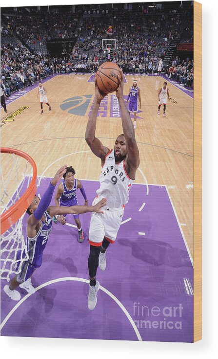 Nba Pro Basketball Wood Print featuring the photograph Serge Ibaka by Rocky Widner