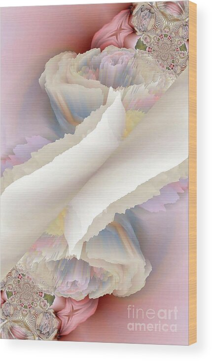 Art Wood Print featuring the digital art Veil of Heaven by Alexandra Vusir