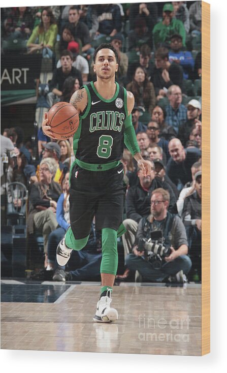 Shane Larkin Wood Print featuring the photograph Shane Larkin by Ron Hoskins