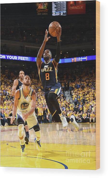 Playoffs Wood Print featuring the photograph Shelvin Mack by Andrew D. Bernstein