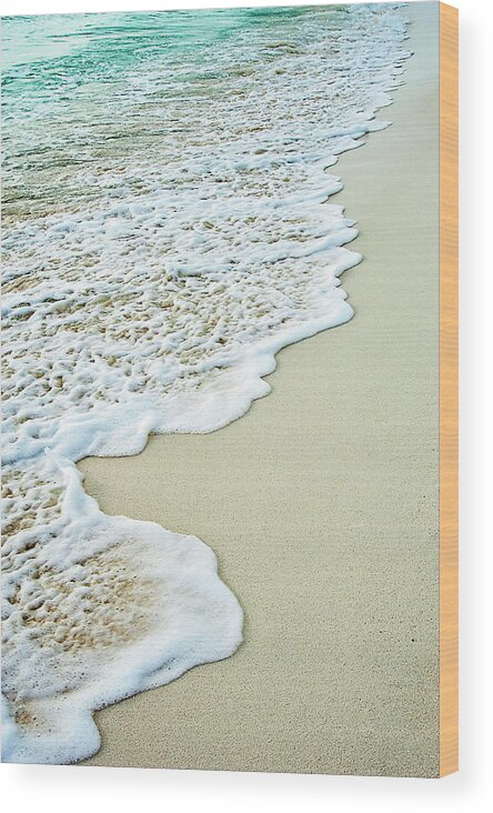 Shoreline Wood Print featuring the photograph Shoreline Stroll by Jill Love