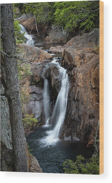 Bolders Wood Print featuring the photograph Smalls Falls 6 by Dimitry Papkov