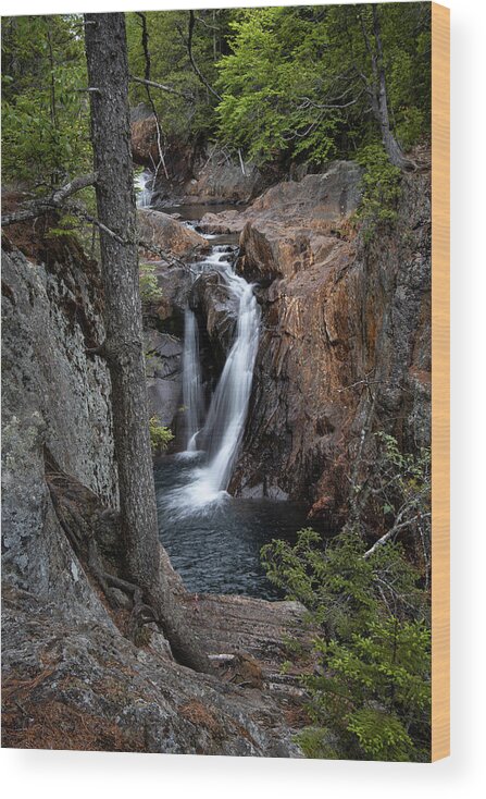 Bolders Wood Print featuring the photograph Smalls Falls 7 by Dimitry Papkov