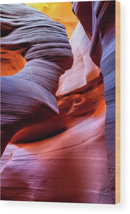 Antelope Canyon Wood Print featuring the photograph Spirit by Dan McGeorge