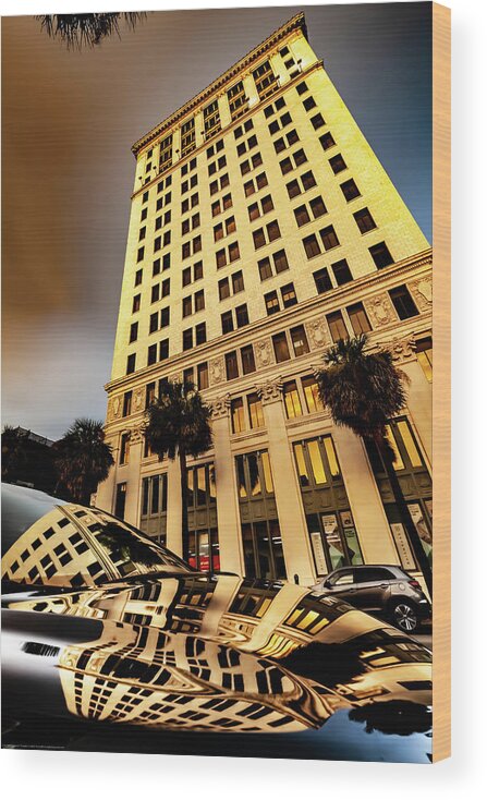 Savannah Wood Print featuring the photograph Storm at Sunset by Kenny Thomas