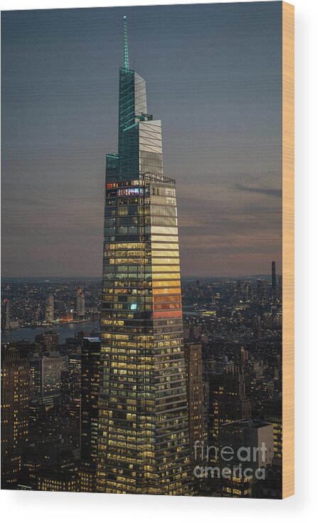 Nyc Wood Print featuring the photograph Summit One Vanderbilt by Mike Gearin