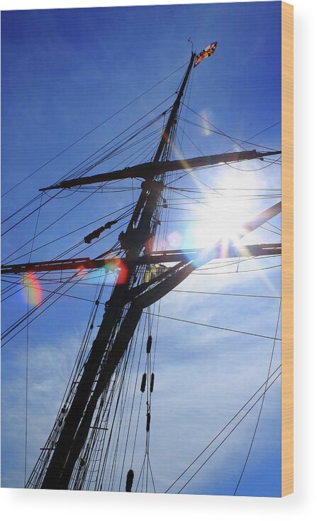 Rhode Island Wood Print featuring the photograph Sunlight by Jim Feldman