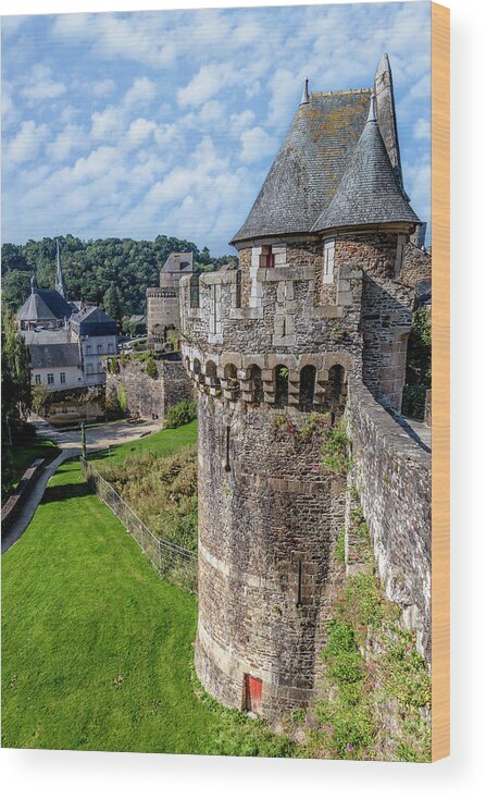 Fougeres Wood Print featuring the photograph The Chateau de Fougeres by W Chris Fooshee