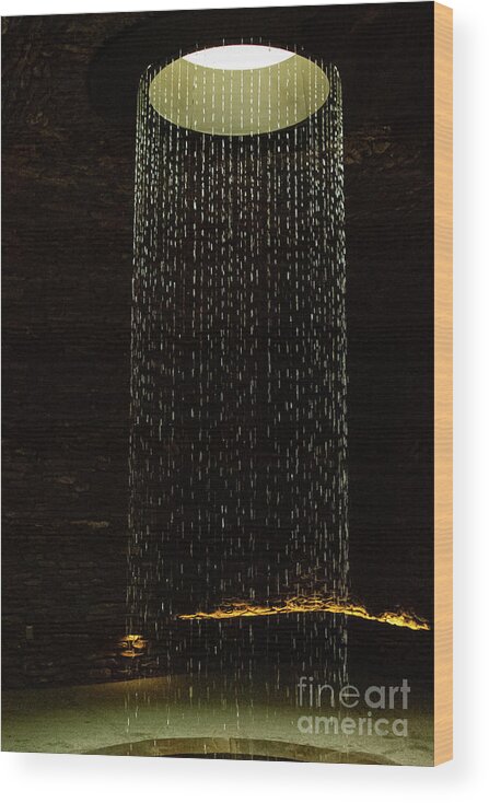 Fountain Of Youth Wood Print featuring the photograph The Fountain Within by Marilyn Cornwell