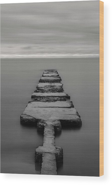 Jetty Wood Print featuring the photograph The Jetty by Nate Brack
