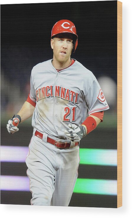 People Wood Print featuring the photograph Todd Frazier by Mitchell Layton