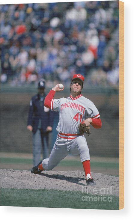 Tom Seaver Wood Print featuring the photograph Tom York by Rich Pilling