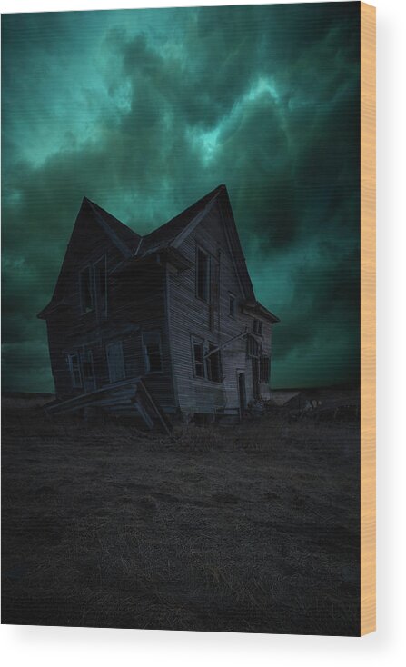 Abandoned Wood Print featuring the photograph Turn the Page by Aaron J Groen