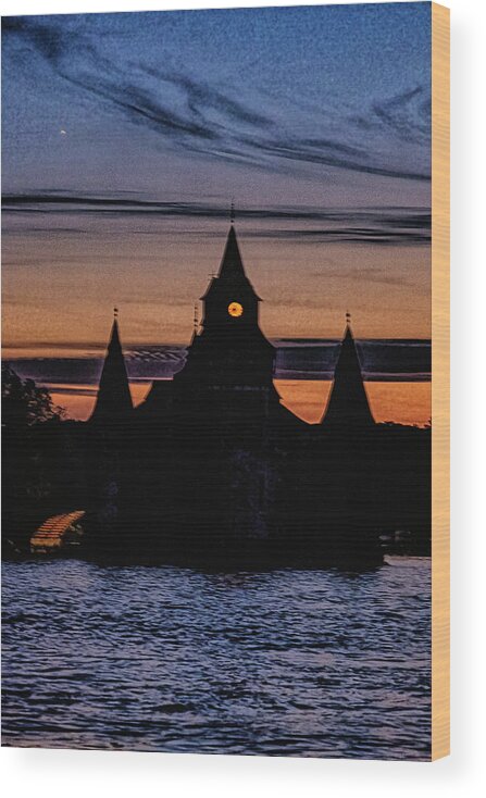 Singleton Photography Wood Print featuring the photograph Twilight At Bolt Castle by Tom Singleton