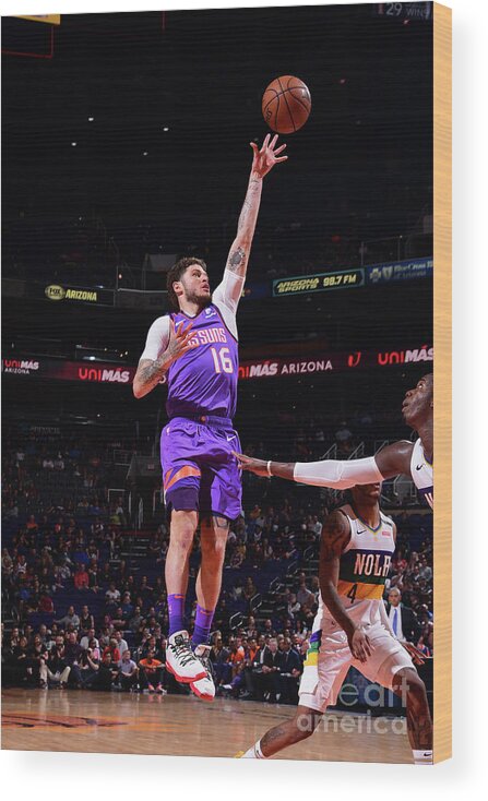 Nba Pro Basketball Wood Print featuring the photograph Tyler Johnson by Michael Gonzales