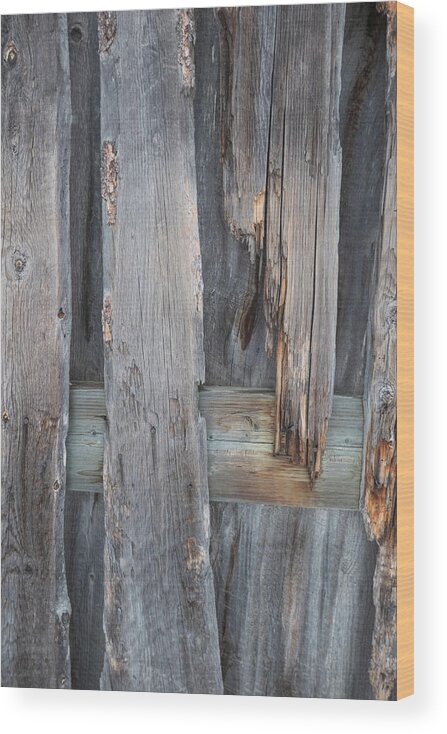 Old Wood Print featuring the photograph Weathered Boards by Phil And Karen Rispin