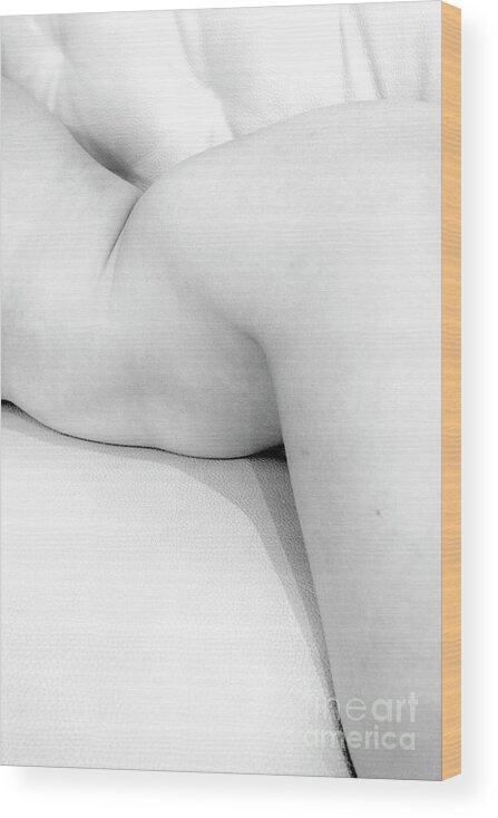 Body Wood Print featuring the photograph White body by Worldwide Photography