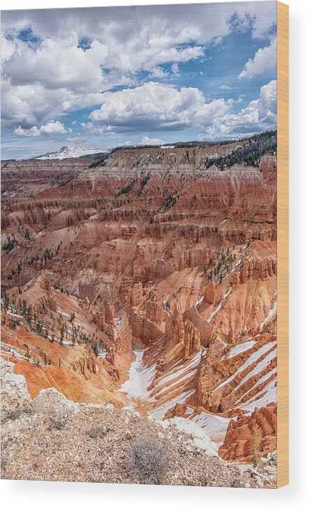 Cedar Breaks National Monument Wood Print featuring the photograph Winter's Leftovers I by Phil Marty