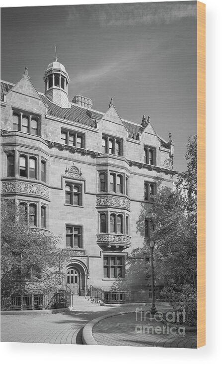 Yale University Wood Print featuring the photograph Yale University Vanderbilt Hall by University Icons