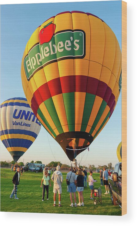 Arizona Wood Print featuring the photograph Yuma Balloon Festival-104.jpg by Jack and Darnell Est