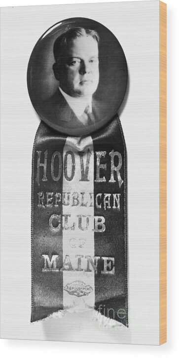 1928 Wood Print featuring the photograph Presidential Campaign, 1928 #1 by Granger