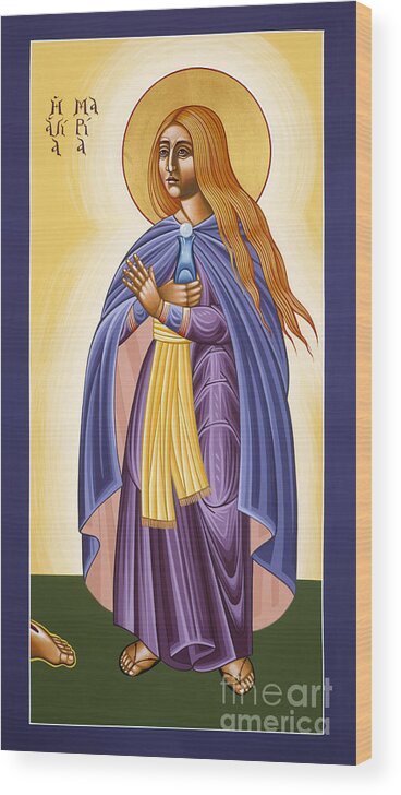 St Mary Magdalen Equal To The Apostles Wood Print featuring the painting St Mary Magdalen Equal to the Apostles 116 by William Hart McNichols