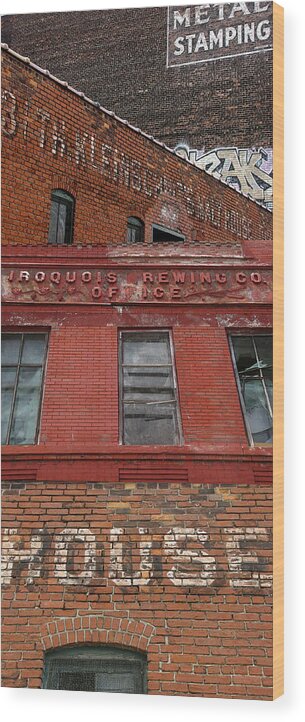 Brewery Wood Print featuring the photograph Brewery Triptych by Char Szabo-Perricelli