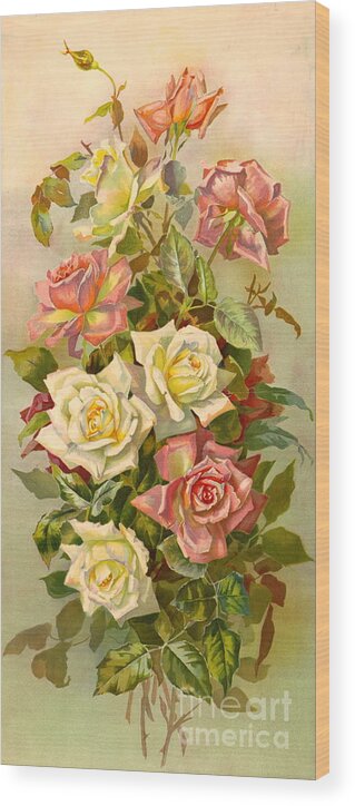 Flowers Wood Print featuring the photograph Royal Bouquet 1901 by Padre Art