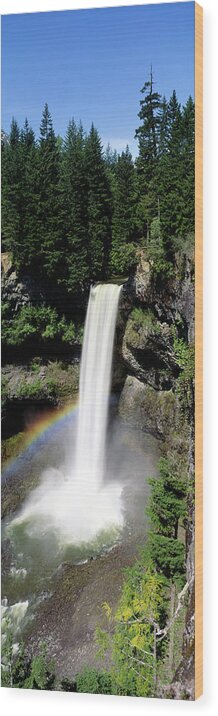 Photography Wood Print featuring the photograph Canada, British Columbia, Brandywine by Panoramic Images
