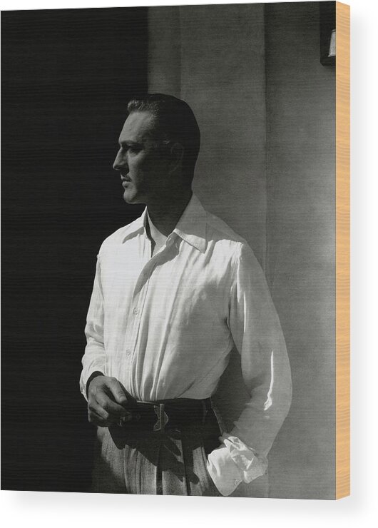 Actor Wood Print featuring the photograph Portrait Of John Barrymore #1 by Edward Steichen