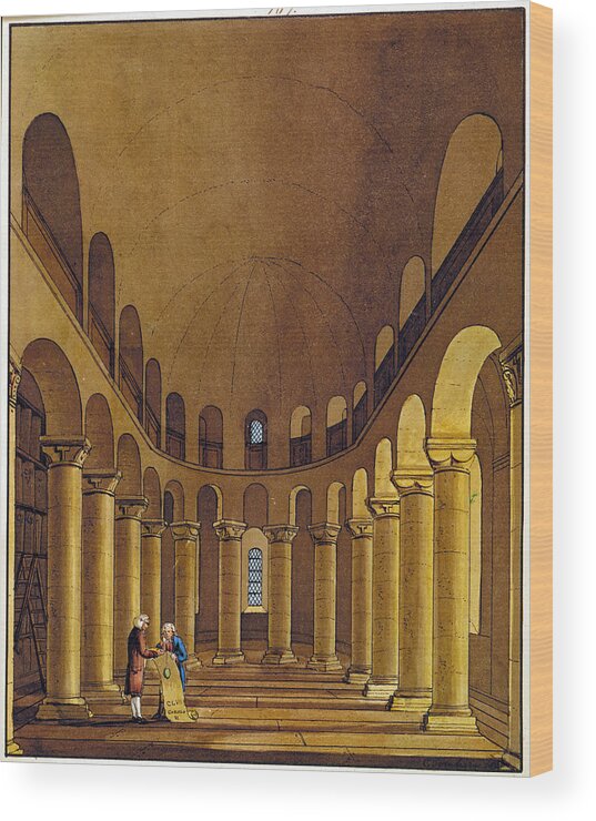 1801 Wood Print featuring the painting Tower Of London Chapel #1 by Granger