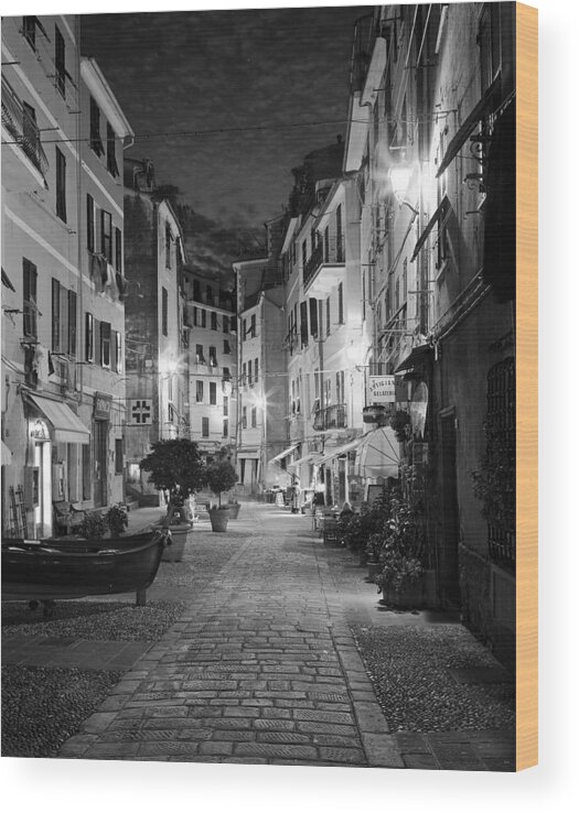 Vernazza Wood Print featuring the photograph Vernazza Italy by Carl Amoth