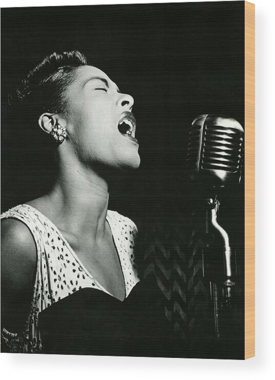 classic Wood Print featuring the photograph Billie Holiday #2 by Retro Images Archive