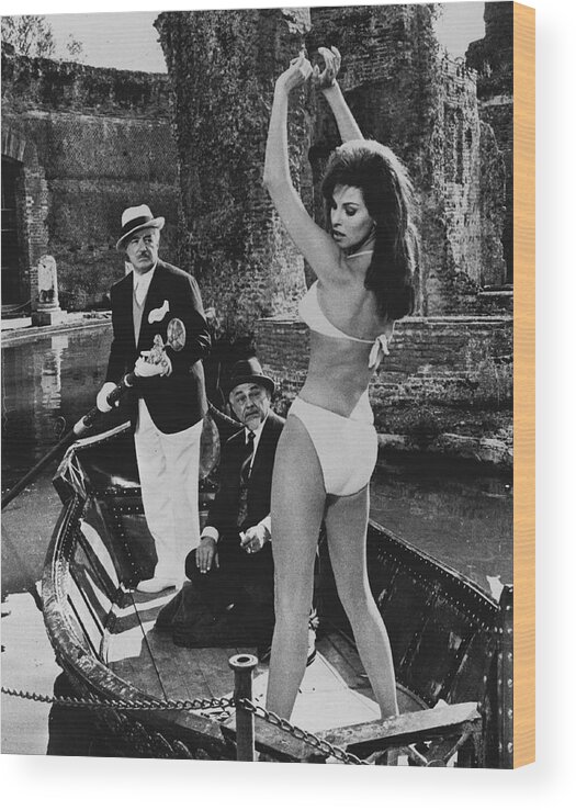 classic Wood Print featuring the photograph Raquel Welch #2 by Retro Images Archive