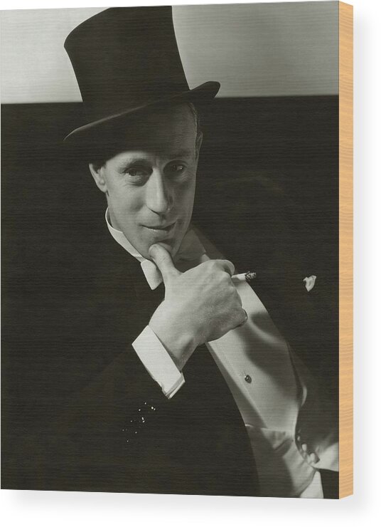 Actor Wood Print featuring the photograph Portrait Of Leslie Howard by Edward Steichen